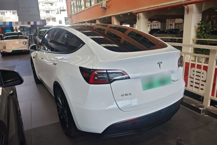 Used Tesla Model Y 2022 Revised Version Rear-Wheel Drive Rear Left 45 Deg