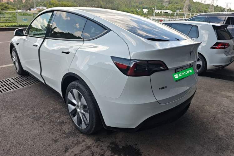 Used Tesla Model Y 2022 Revised Version Long-Range All-Wheel Drive Rear Left 45 Deg