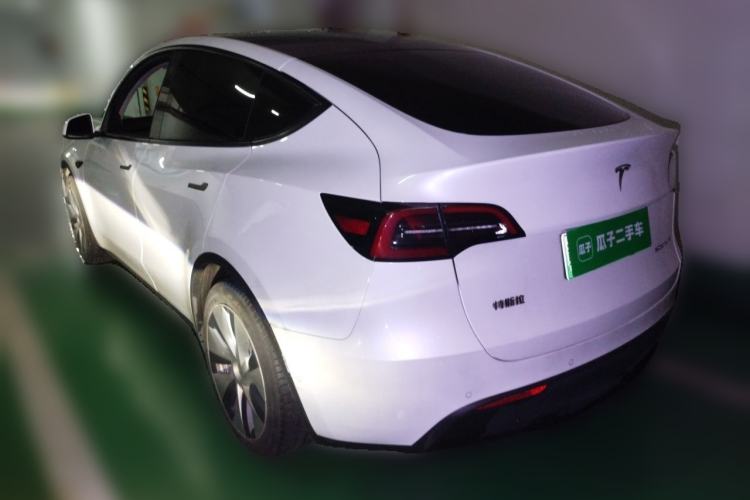 Used Tesla Model Y 2022 Rear-Wheel-Drive Version Rear Left 45 Deg