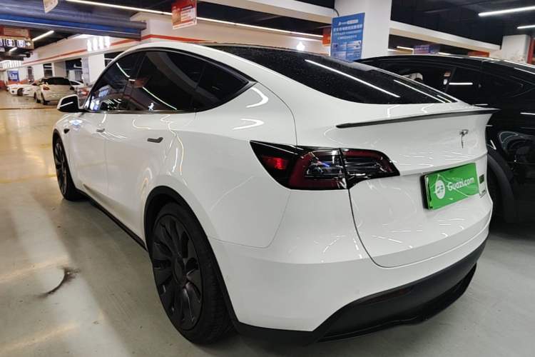 Used Tesla Model Y 2022 Performance High-Performance All-Wheel-Drive Version Rear Left 45 Deg