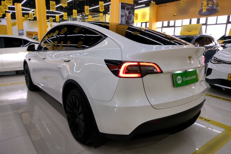 Used Tesla Model Y 2022 Revised Version Long-Range All-Wheel Drive Rear Left 45 Deg