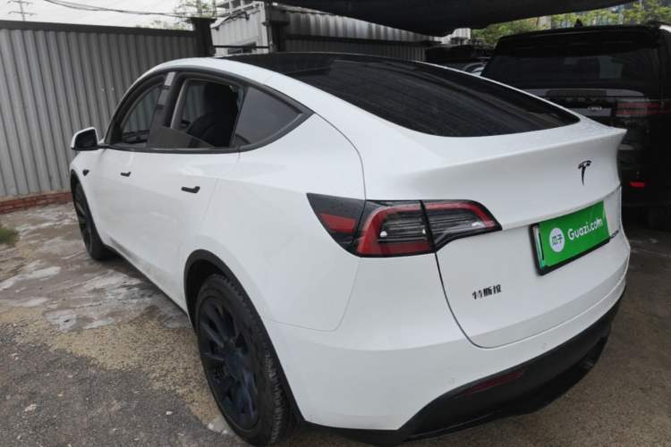 Used Tesla Model Y 2022 Revised Version Long-Range All-Wheel Drive Rear Left 45 Deg