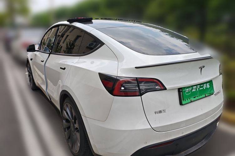Used Tesla Model Y 2022 Performance High-Performance All-Wheel-Drive Version Rear Left 45 Deg