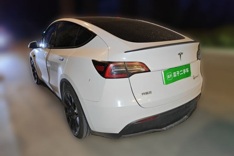 Used Tesla Model Y 2022 Revised Version Long-Range All-Wheel Drive Rear Left 45 Deg
