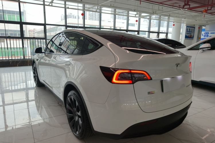 Used Tesla Model Y 2022 Long-Range All-Wheel-Drive Version Rear Left 45 Deg