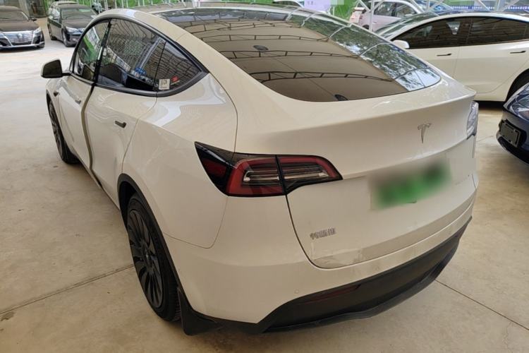 Used Tesla Model Y 2022 Rear-Wheel-Drive Version Rear Left 45 Deg