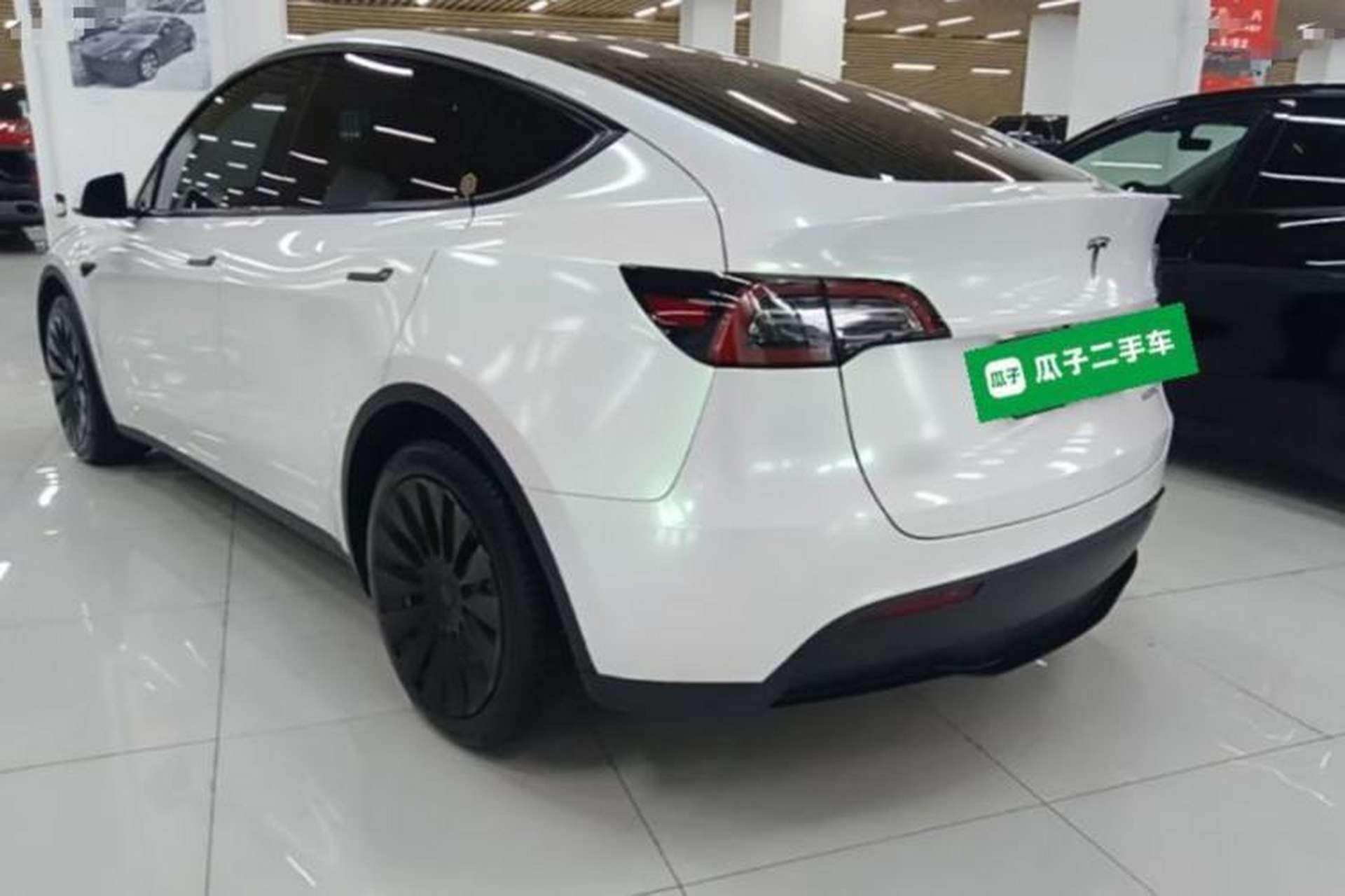 Used Tesla Model Y 2022 Revised Version Rear-Wheel Drive Rear Left 45 Deg
