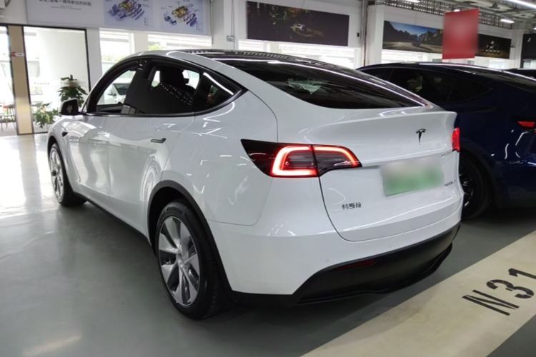 Used Tesla Model Y 2022 Revised Version Long-Range All-Wheel Drive Rear Left 45 Deg