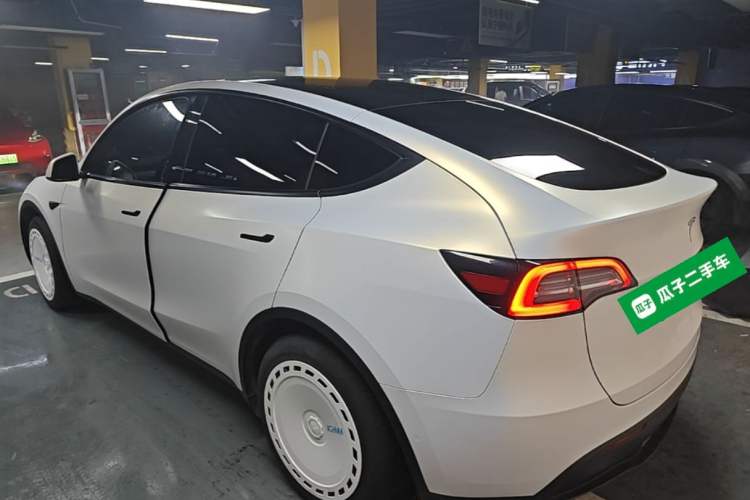 Used Tesla Model Y 2022 Revised Version Rear-Wheel Drive Rear Left 45 Deg