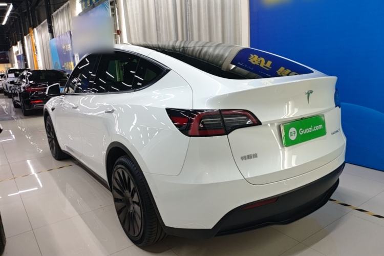 Used Tesla Model Y 2022 Revised Version Long-Range All-Wheel Drive Rear Left 45 Deg