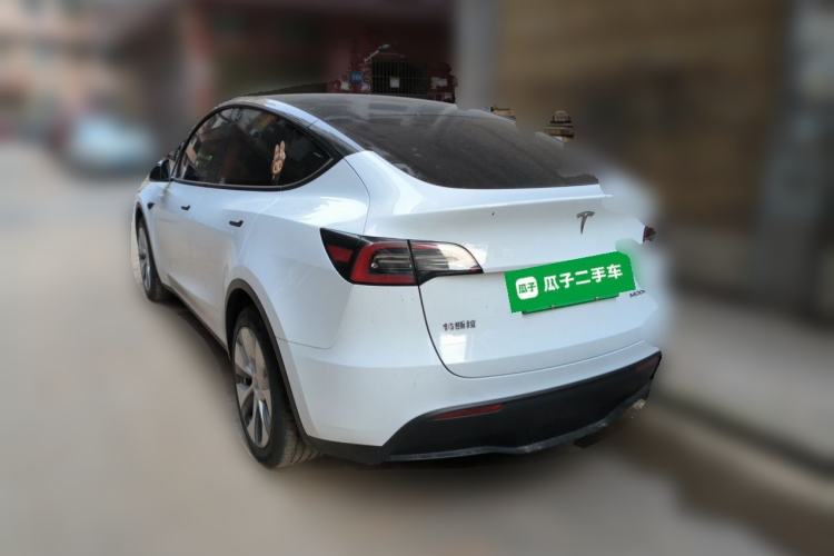 Used Tesla Model Y 2022 Rear-Wheel-Drive Version Rear Left 45 Deg