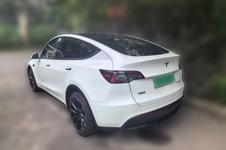 Used Tesla Model Y 2022 Long-Range All-Wheel-Drive Version Rear Left 45 Deg
