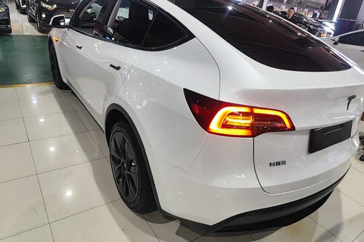 Used Tesla Model Y 2022 Long-Range All-Wheel-Drive Version Rear Left 45 Deg