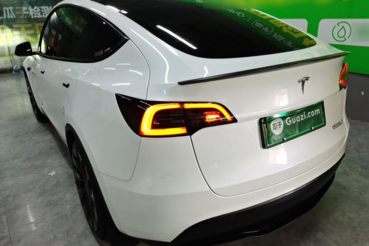Used Tesla Model Y 2022 Performance High-Performance All-Wheel-Drive Version Rear Left 45 Deg
