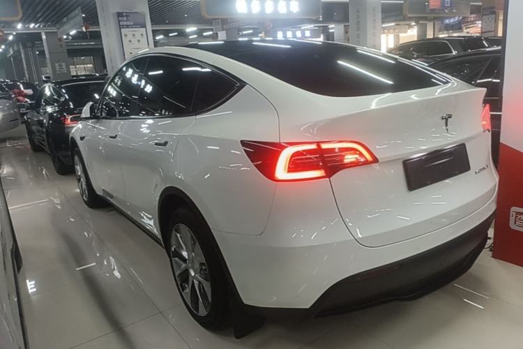 Used Tesla Model Y 2022 Revised Version Long-Range All-Wheel Drive Rear Left 45 Deg