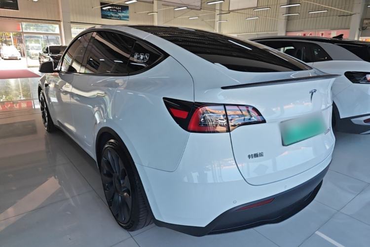 Used Tesla Model Y 2022 Performance High-Performance All-Wheel-Drive Version Rear Left 45 Deg