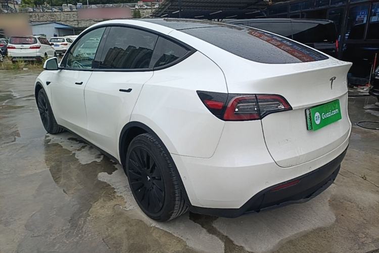 Used Tesla Model Y 2022 Long-Range All-Wheel-Drive Version Rear Left 45 Deg