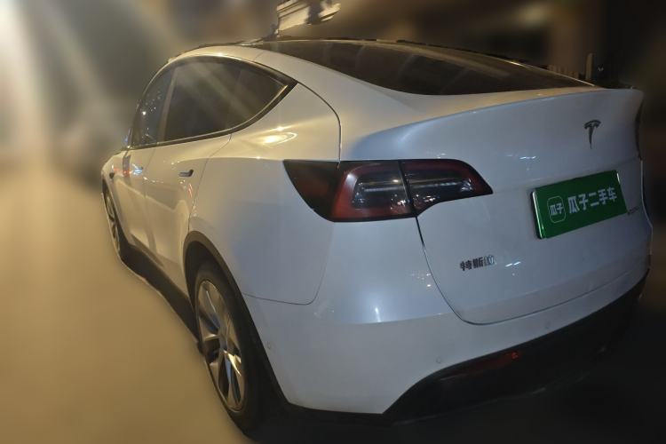Used Tesla Model Y 2022 Revised Version Rear-Wheel Drive Rear Left 45 Deg