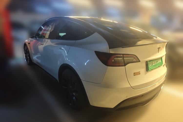 Used Tesla Model Y 2022 Performance High-Performance All-Wheel-Drive Version Rear Left 45 Deg