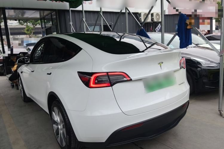 Used Tesla Model Y 2022 Rear-Wheel-Drive Version Rear Left 45 Deg