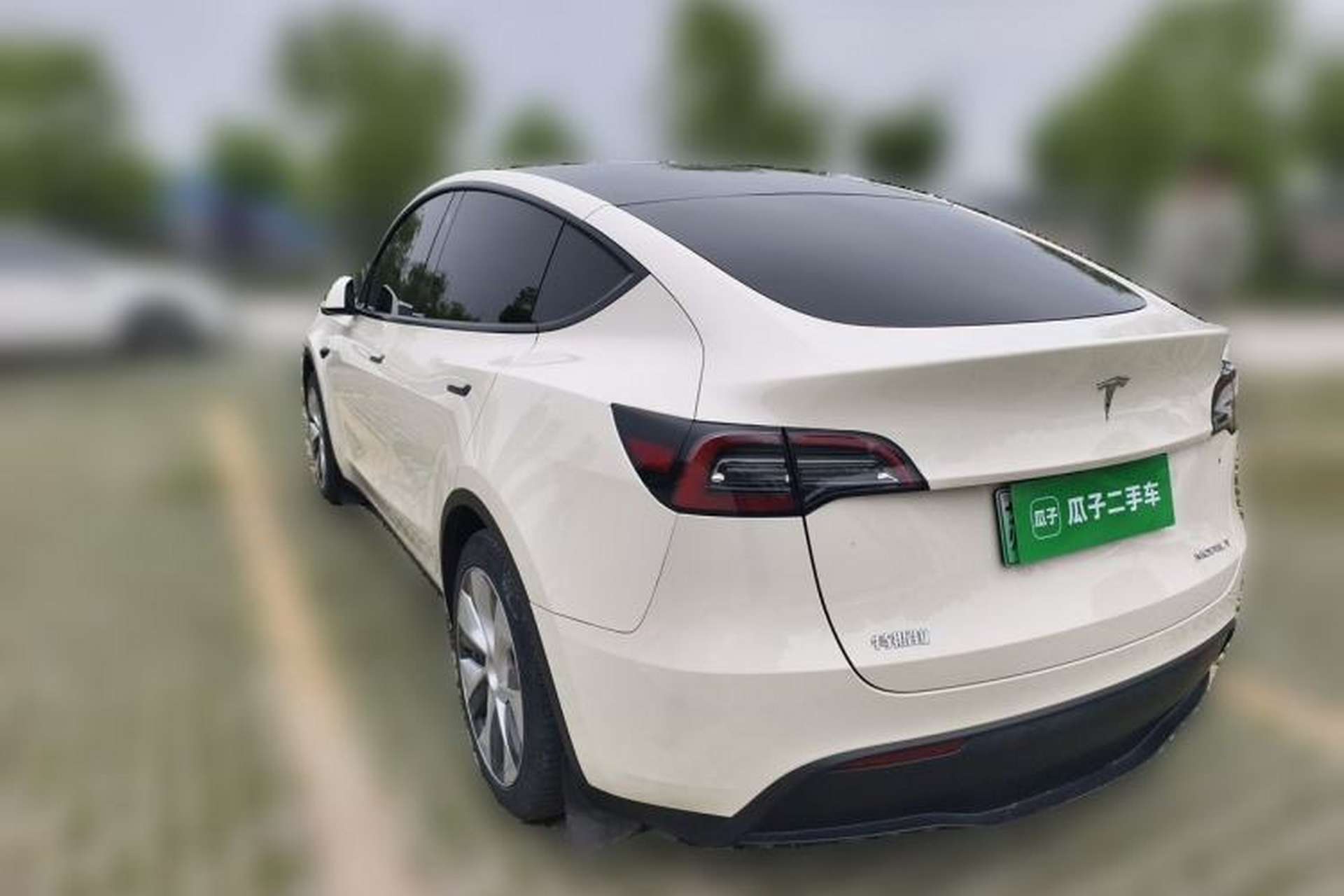 Used Tesla Model Y 2022 Revised Version Rear-Wheel Drive Rear Left 45 Deg