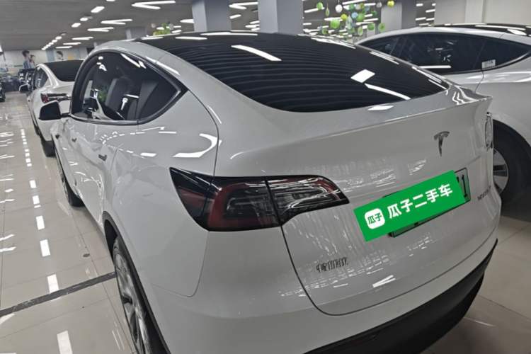 Used Tesla Model Y 2022 Long-Range All-Wheel-Drive Version Rear Left 45 Deg