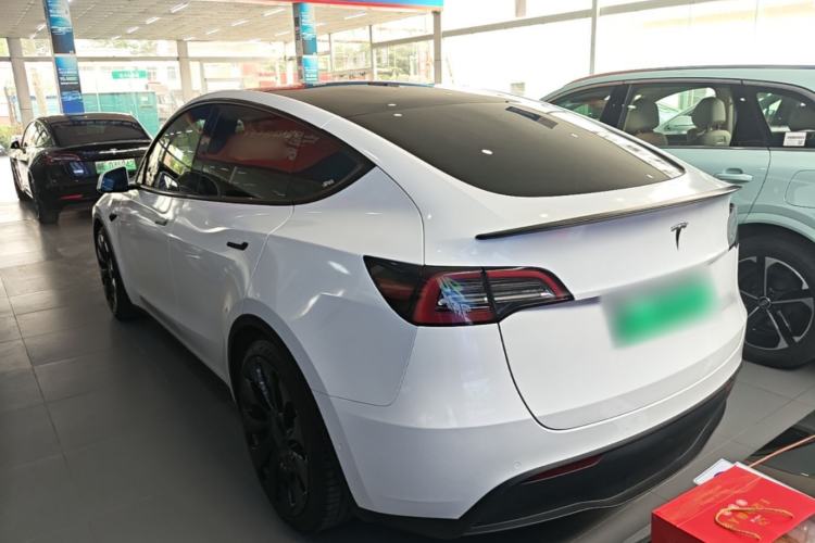 Used Tesla Model Y 2022 Performance High-Performance All-Wheel-Drive Version Rear Left 45 Deg