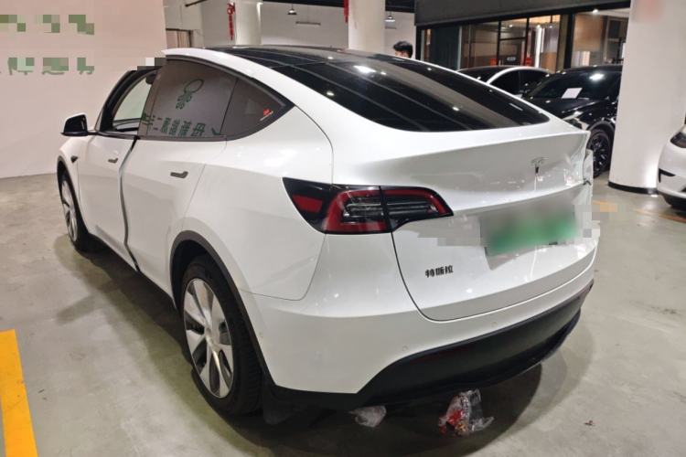 Used Tesla Model Y 2022 Revised Version Long-Range All-Wheel Drive Rear Left 45 Deg