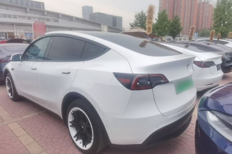 Used Tesla Model Y 2022 Revised Version Rear-Wheel Drive Rear Left 45 Deg