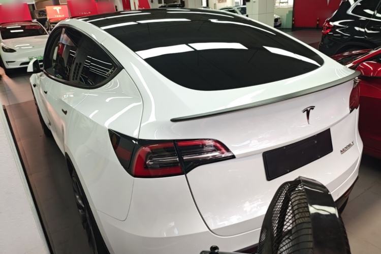 Used Tesla Model Y 2022 Performance High-Performance All-Wheel-Drive Version Rear Left 45 Deg