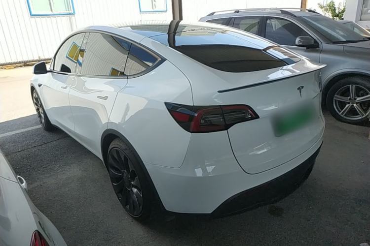 Used Tesla Model Y 2022 Performance High-Performance All-Wheel-Drive Version Rear Left 45 Deg