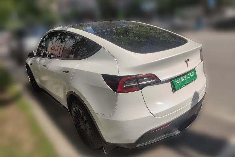 Used Tesla Model Y 2022 Revised Version Long-Range All-Wheel Drive Rear Left 45 Deg
