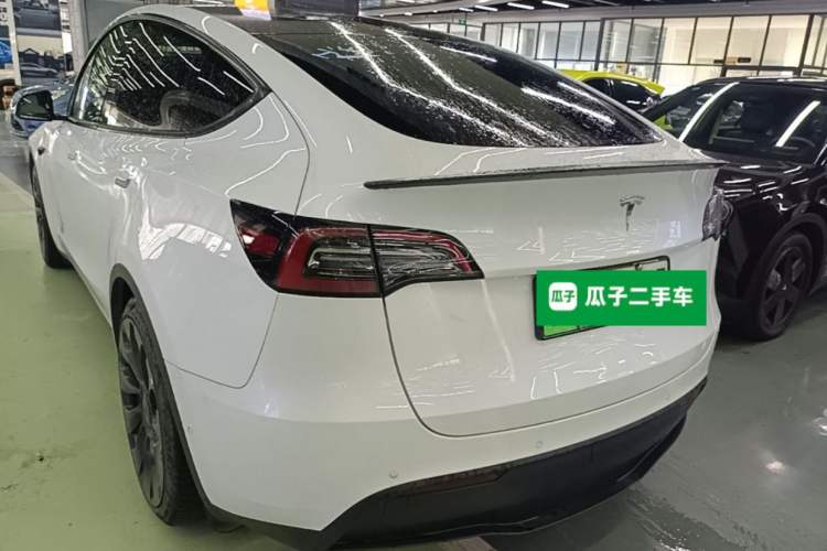 Used Tesla Model Y 2022 Performance High-Performance All-Wheel-Drive Version Rear Left 45 Deg