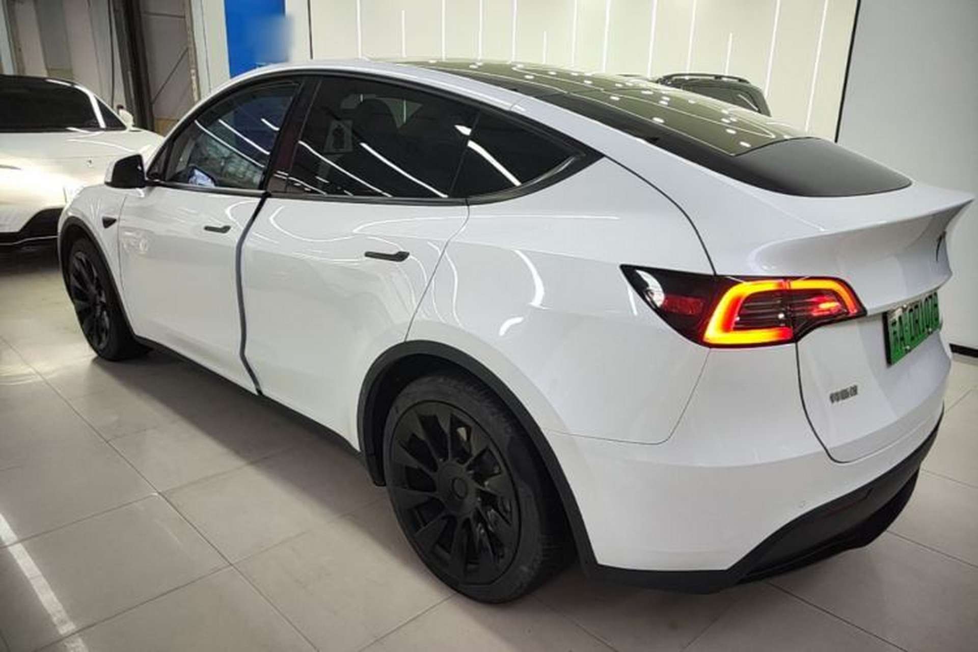 Used Tesla Model Y 2022 Revised Version Rear-Wheel Drive Rear Left 45 Deg