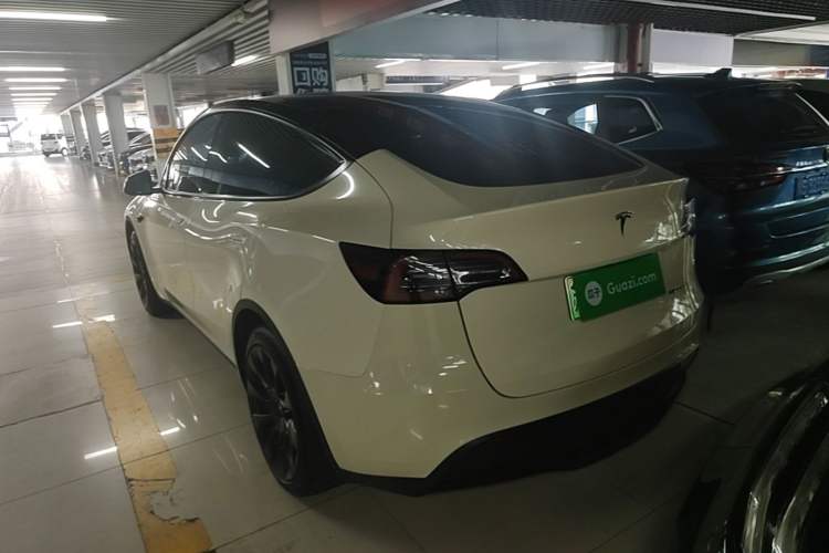 Used Tesla Model Y 2022 Revised Version Rear-Wheel Drive Rear Left 45 Deg
