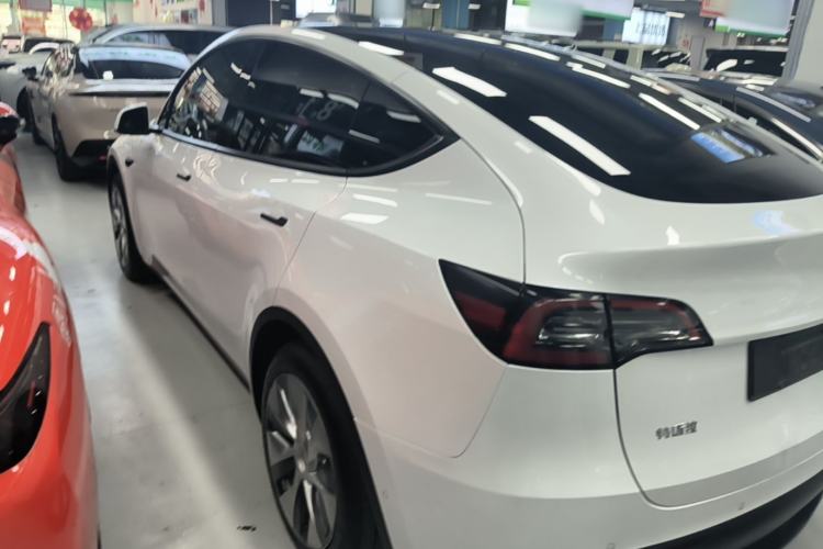 Used Tesla Model Y 2022 Revised Version Rear-Wheel Drive Rear Left 45 Deg