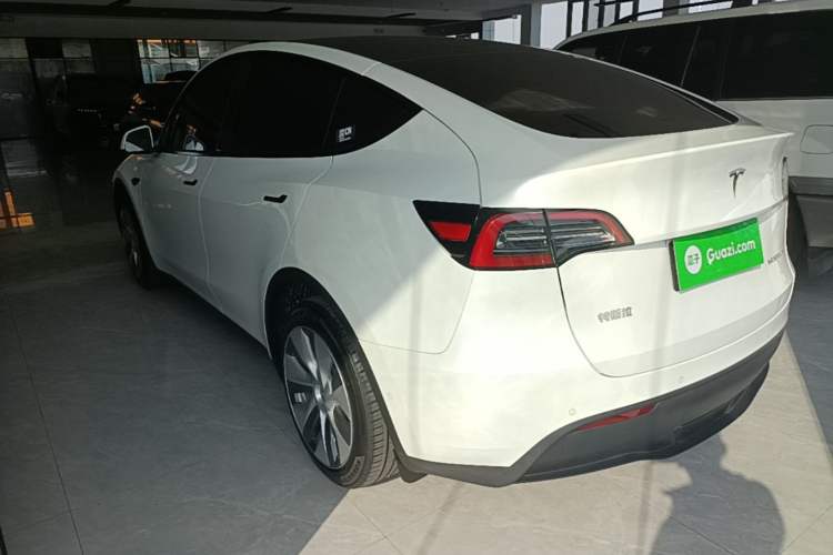 Used Tesla Model Y 2022 Revised Version Long-Range All-Wheel Drive Rear Left 45 Deg