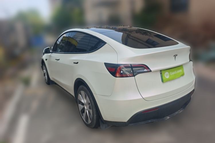 Used Tesla Model Y 2022 Long-Range All-Wheel-Drive Version Rear Left 45 Deg