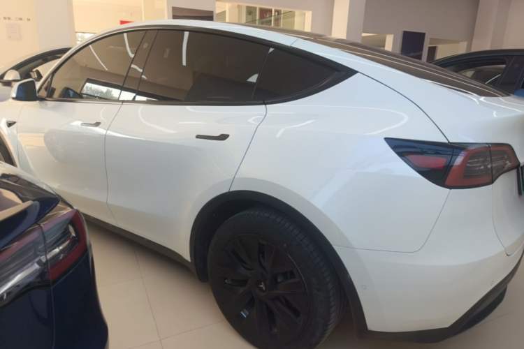 Used Tesla Model Y 2022 Revised Version Rear-Wheel Drive Rear Left 45 Deg