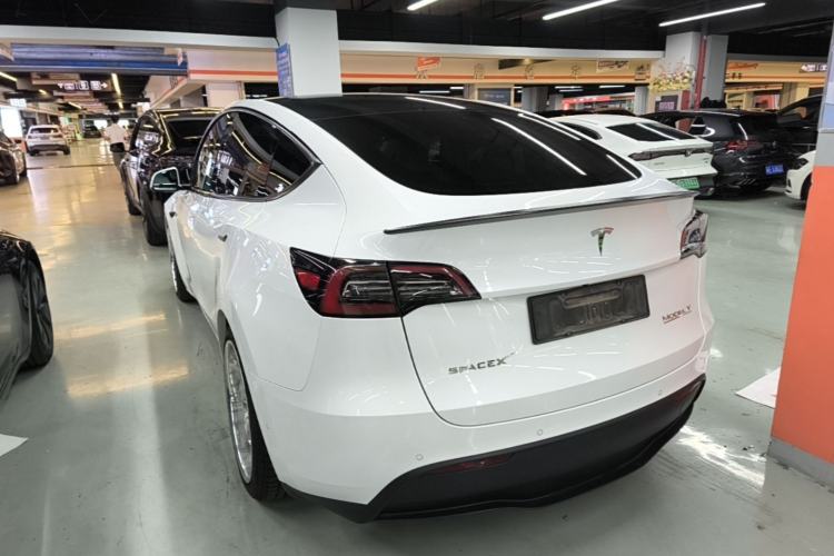 Used Tesla Model Y 2022 Performance High-Performance All-Wheel-Drive Version Rear Left 45 Deg