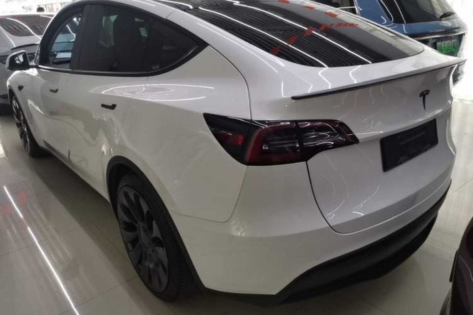 Used Tesla Model Y 2022 Performance High-Performance All-Wheel-Drive Version Rear Left 45 Deg