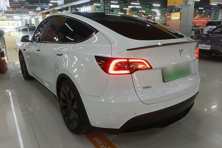 Used Tesla Model Y 2022 Performance High-Performance All-Wheel-Drive Version Rear Left 45 Deg