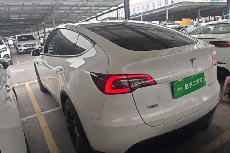 Used Tesla Model Y 2022 Revised Version Rear-Wheel Drive Rear Left 45 Deg