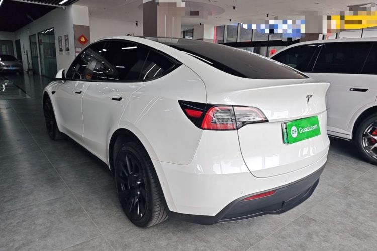 Used Tesla Model Y 2022 Long-Range All-Wheel-Drive Version Rear Left 45 Deg
