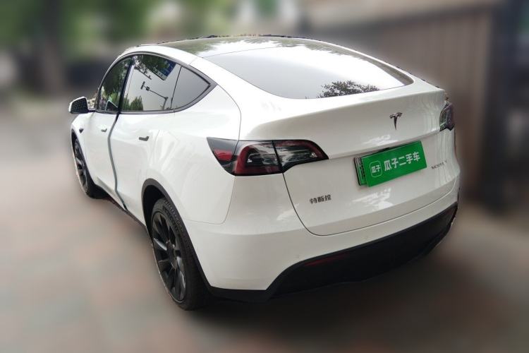 Used Tesla Model Y 2022 Revised Version Long-Range All-Wheel Drive Rear Left 45 Deg