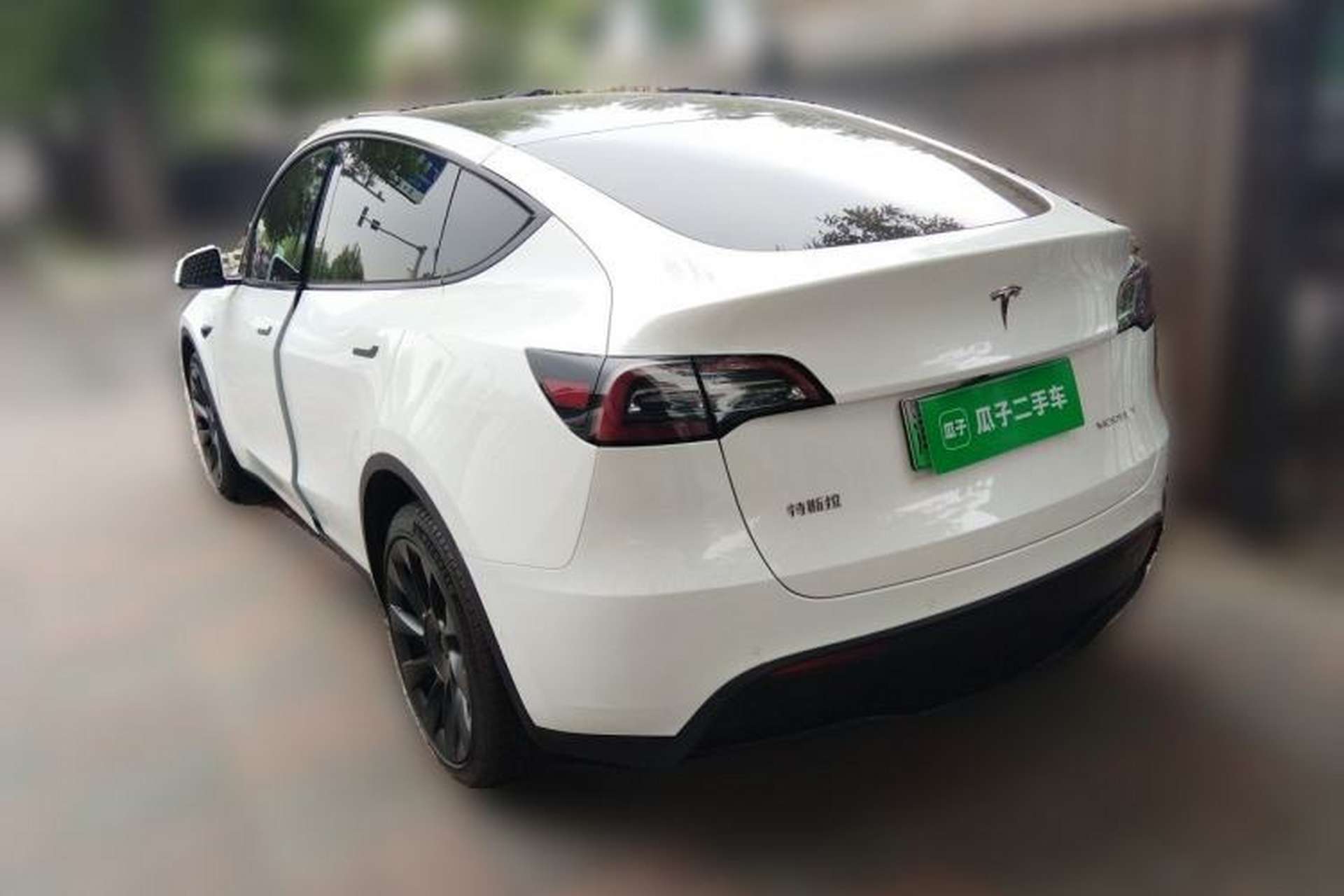 Used Tesla Model Y 2022 Revised Version Long-Range All-Wheel Drive Rear Left 45 Deg