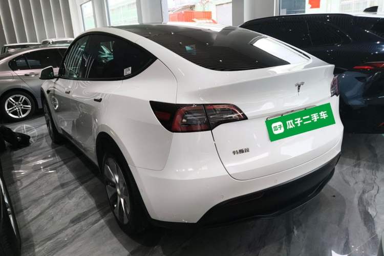 Used Tesla Model Y 2022 Revised Version Rear-Wheel Drive Rear Left 45 Deg