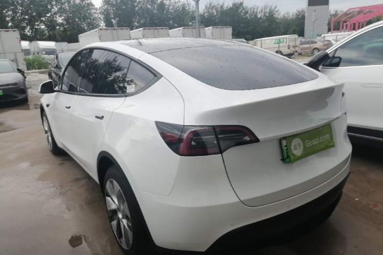 Used Tesla Model Y 2022 Long-Range All-Wheel-Drive Version Rear Left 45 Deg