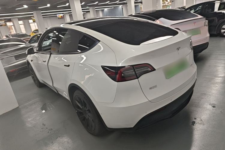 Used Tesla Model Y 2022 Revised Version Rear-Wheel Drive Rear Left 45 Deg