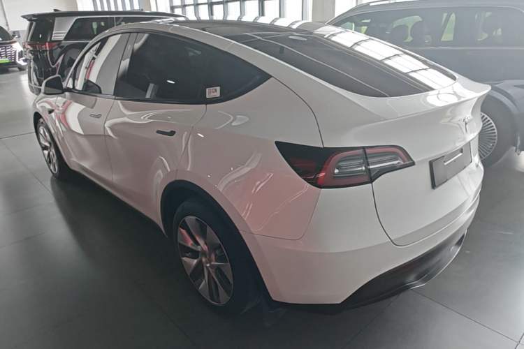 Used Tesla Model Y 2022 Long-Range All-Wheel-Drive Version Rear Left 45 Deg
